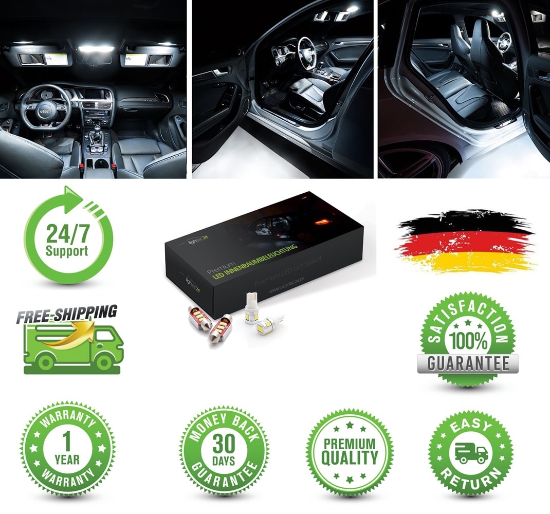 LED Innenraumbeleuchtung BMW 3er Touring E91 (mit Lichtpaket) Premium Paket - LEDRide
