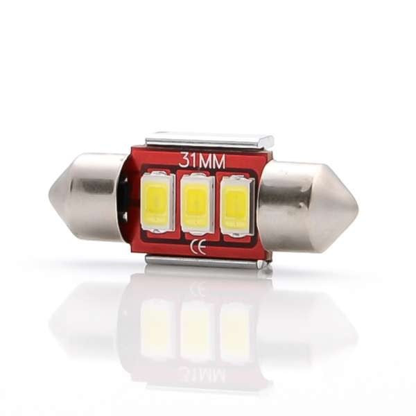 Rot LED Soffitte 31mm C5W 3 SMD 5050 Innenraum Beleuchtung KFZ Interior - LEDRide