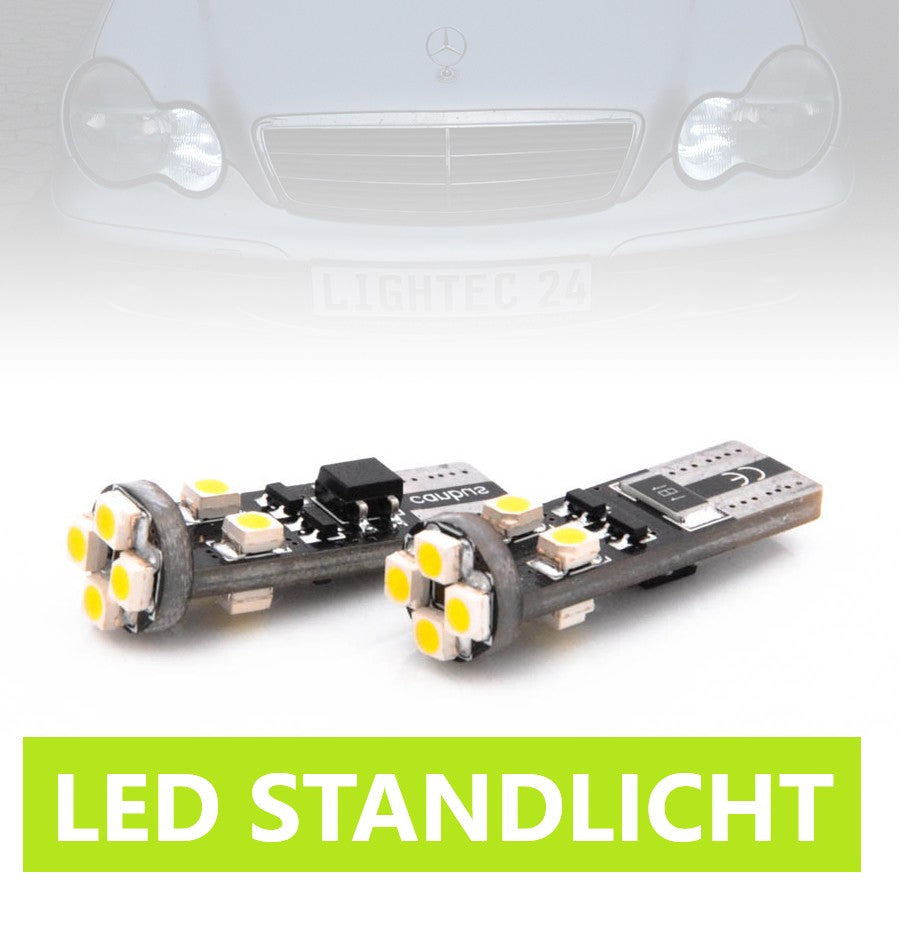 2x 8SMD LED Standlicht Parkleuchte 12vW5W CANBUS XENON für BMW 5 E60