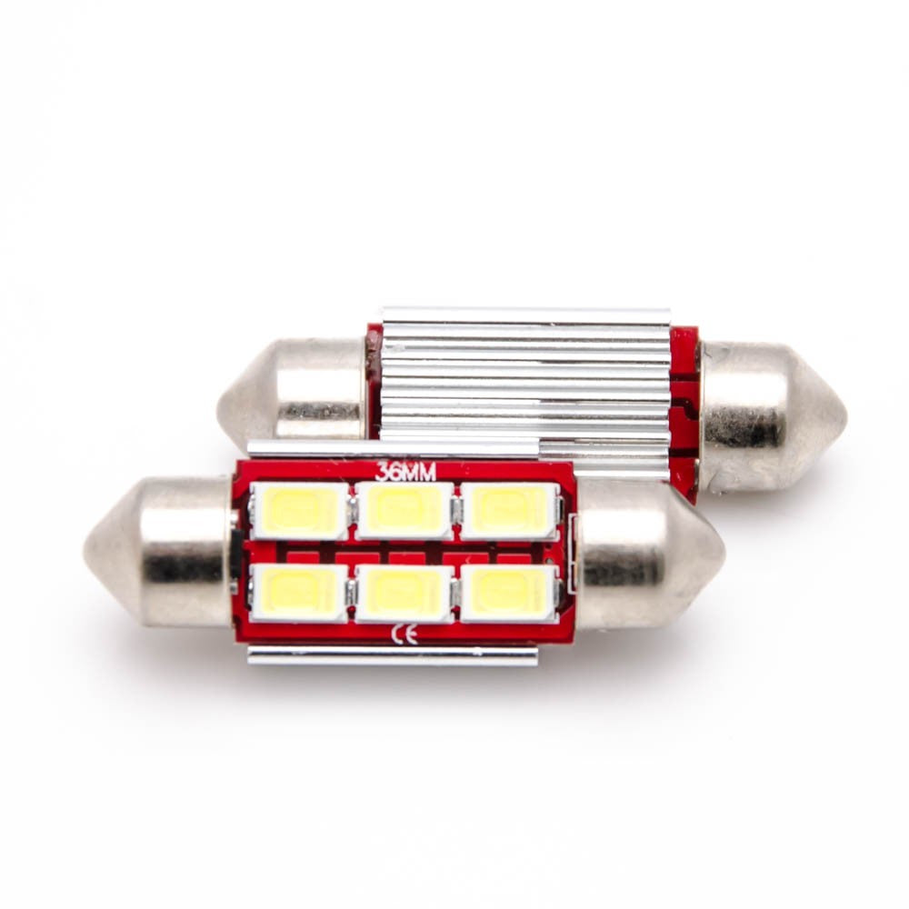 2x 6SMD LED Kennzeichenbeleuchtung 12V Soffitte 36mm MERCEDES-BENZ E-KLASSE W210