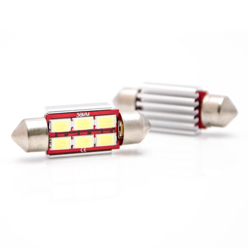 2x 6SMD LED Kennzeichenbeleuchtung 12V Soffitte 36mm MERCEDES-BENZ E-KLASSE W210