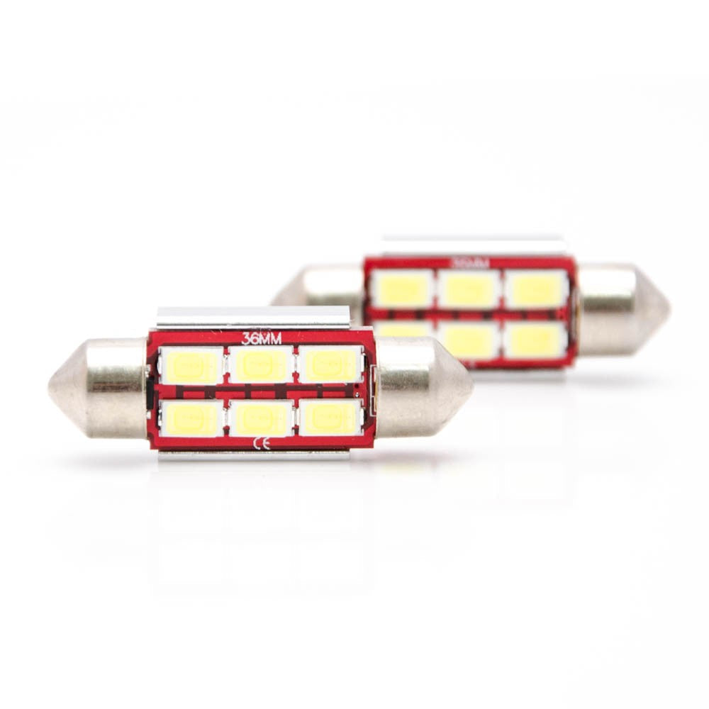 2x 6SMD LED Kennzeichenbeleuchtung 12V Soffitte 36mm MERCEDES-BENZ E-KLASSE W210