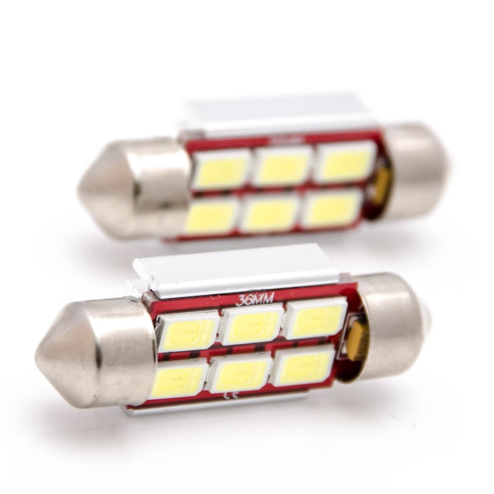 2x 6SMD LED Kennzeichenbeleuchtung 12V Soffitte 36mm MERCEDES-BENZ E-KLASSE W210
