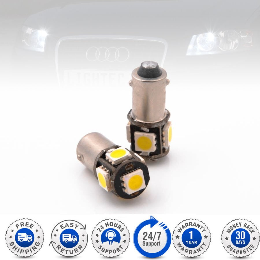 2 Stück 5SMD LED Standlicht Parkleuchte H6W Bax9s 5050 AUDI A4 B6 Avant 8E5