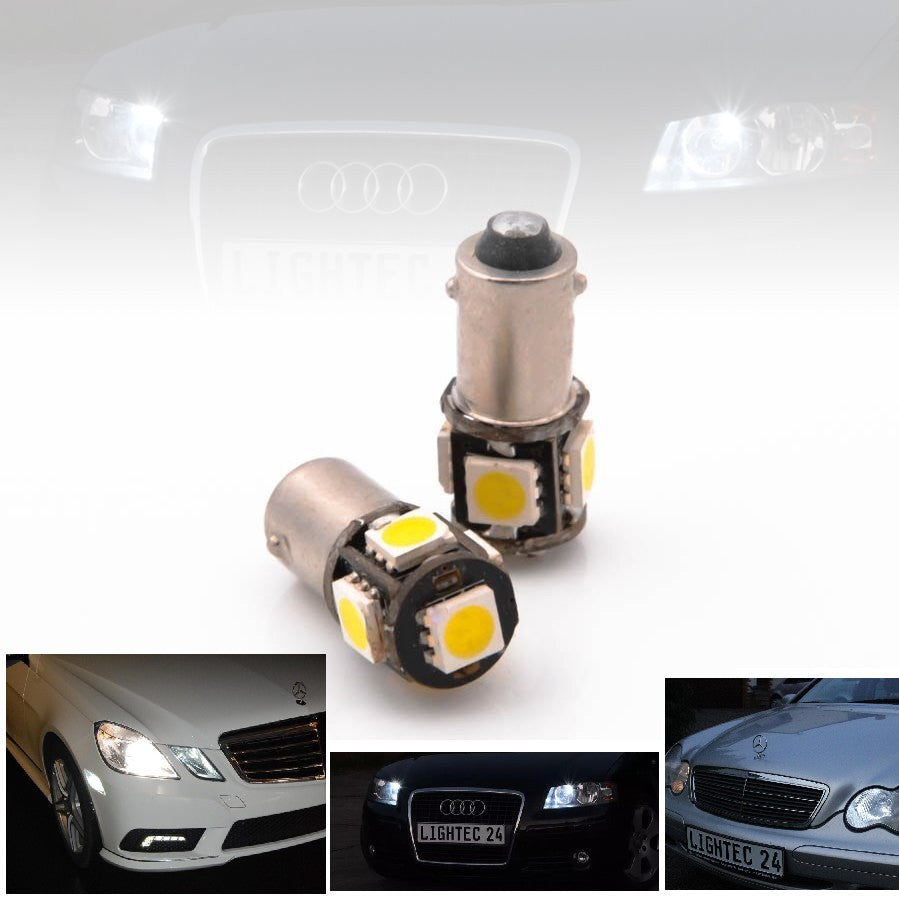 2 Stück 5SMD LED Standlicht Parkleuchte H6W Bax9s 5050 XENON BMW X5 E53