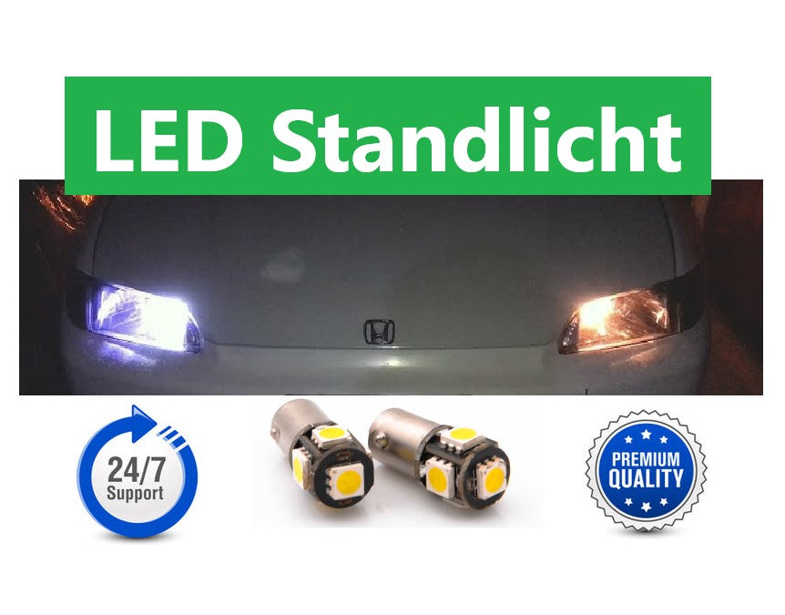 2 Stück 5SMD LED Standlicht Parkleuchte H6W Bax9s 5050 AUDI A4 B6 Avant 8E5