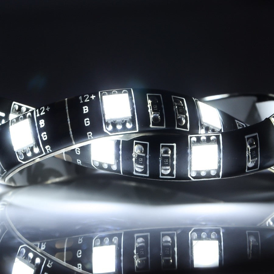4 Stück LED Lichtleiste Leuchtband Streifen Strip 30cm 12V selbstklebend weiß - LEDRide