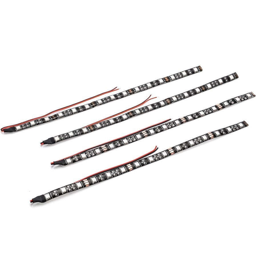 4 Stück LED Lichtleiste Leuchtband Streifen Strip 30cm 12V selbstklebend weiß - LEDRide