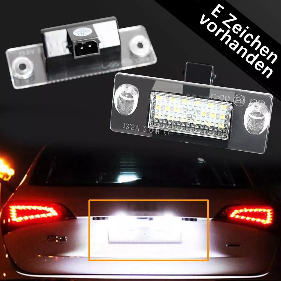 LED Kennzeichenbeleuchtung Module Audi A3 8L A4 B5 Limousine Avant mit Zulassung