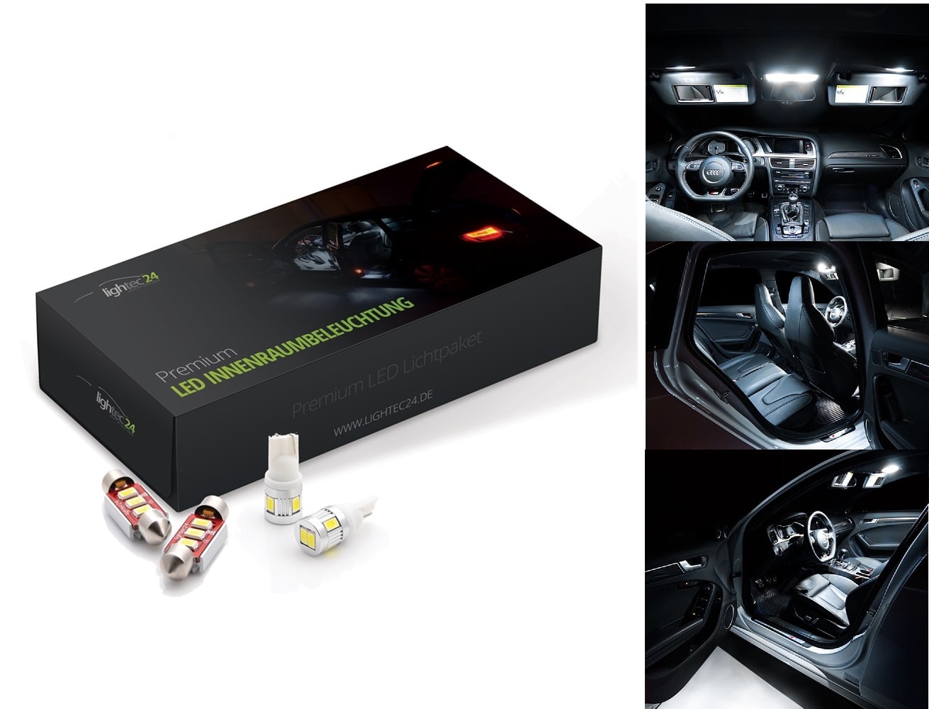 LED Innenraumbeleuchtung Peugeot 207 CC (WD_) Premium Lichtpaket - LEDRide