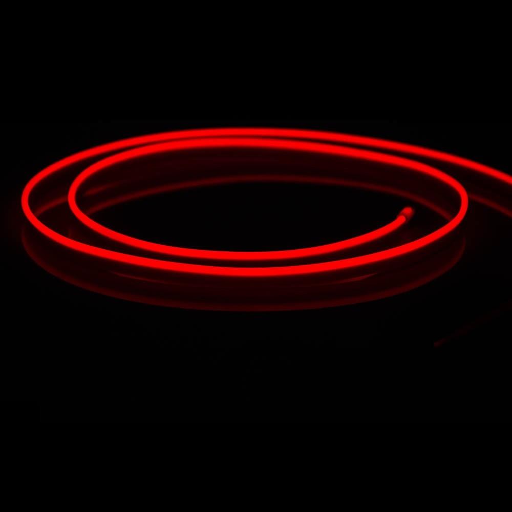 Pack of 4 EL ambience light strips, ambient lighting, interior lighting, no LED RED