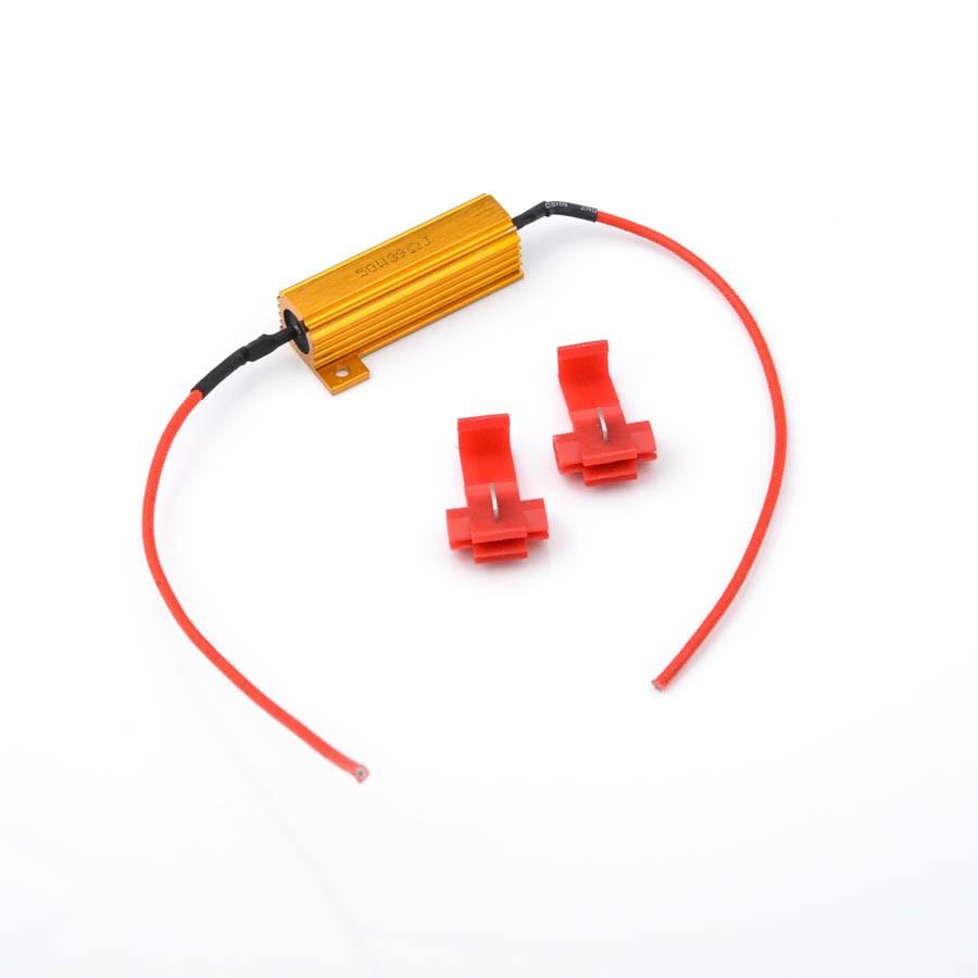 1 stuk 50 watt 39 ohm Laadweerstand + 2 stukken klem voor LED -lampen