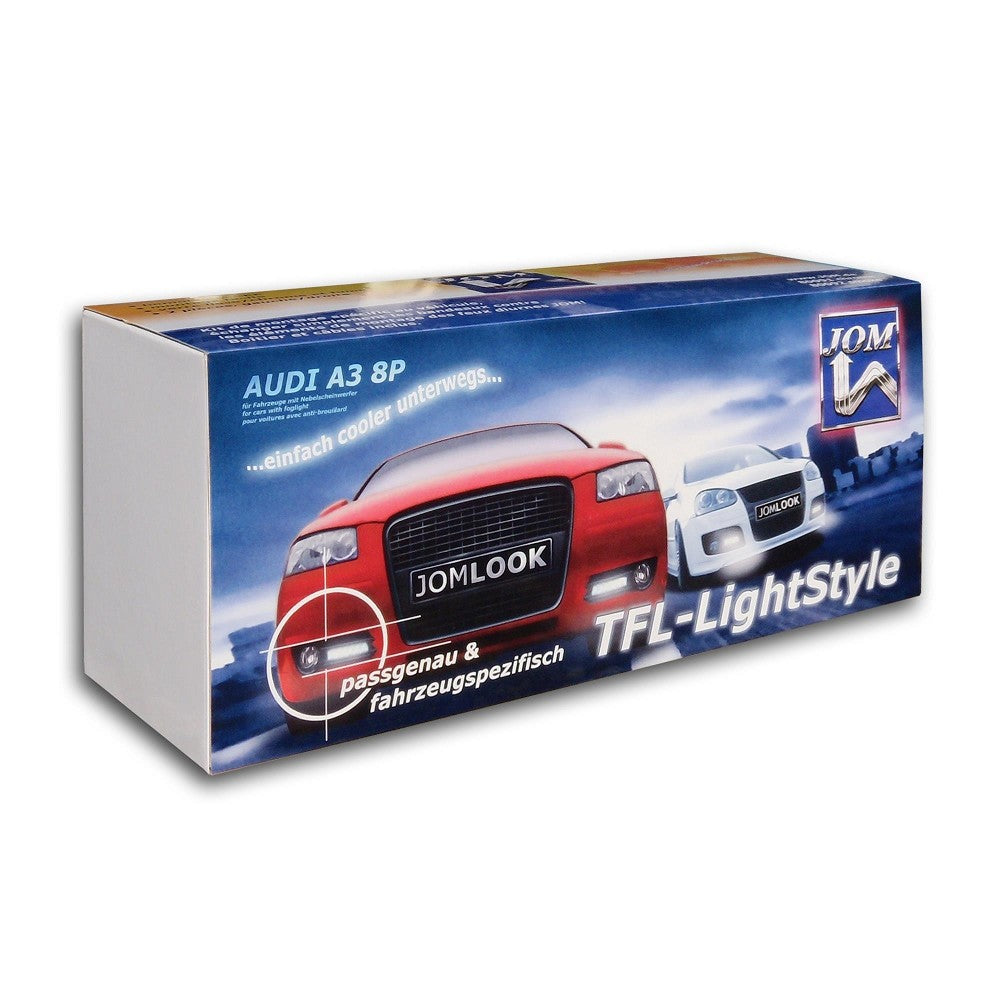 LED Tagfahrlicht smoked nur Singleframe 6 LED Audi A3 (8P) 05-08 - LEDRide