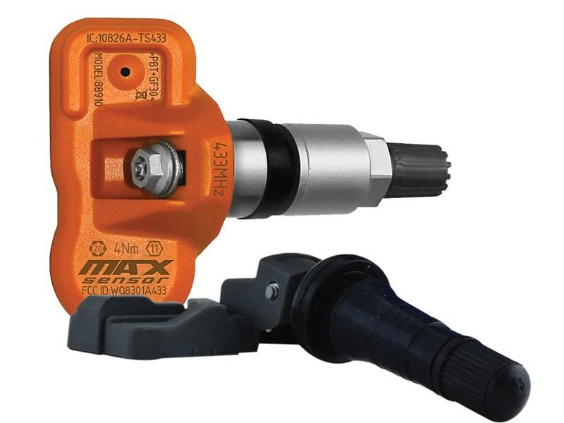 4x RDKS TPMS bandenspanningsensor 433MHz MaxSensor Autel programmeerbare universele sensor