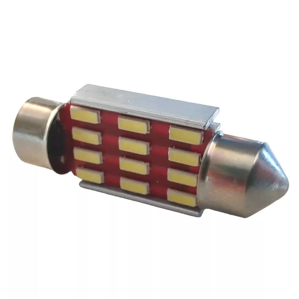 2x 12SMD LED Kennzeichenbeleuchtung 12V Soffitte 36mm für SKODA SUPERB II Kombi 3T5