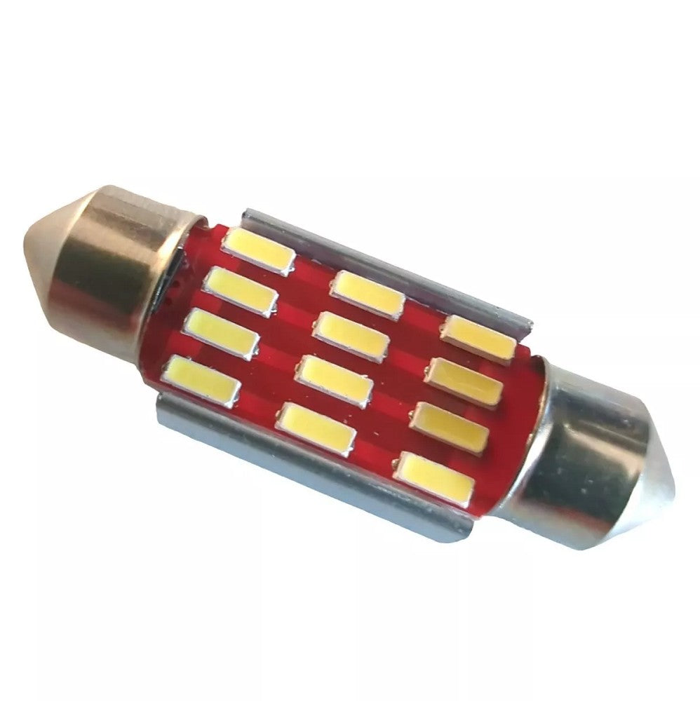 2x 12SMD LED Kennzeichenbeleuchtung 12V Soffitte 36mm für SKODA SUPERB II Kombi 3T5
