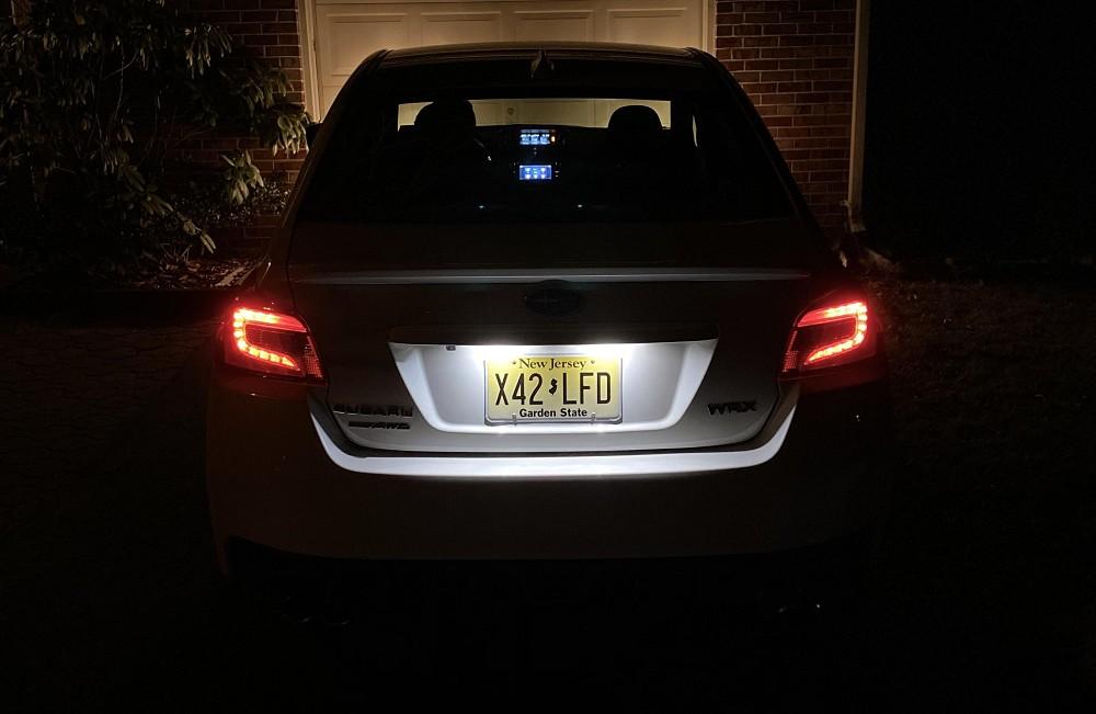 2x 4SMD LED Kennzeichenbeleuchtung 12V Soffitte 36mm für BMW 3 E90