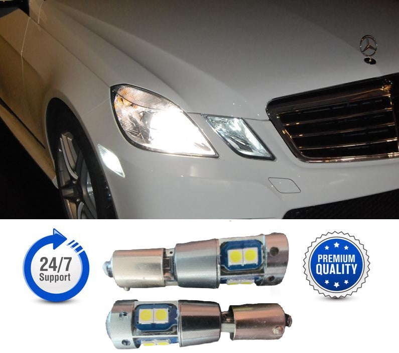 LED Standbeleuchtung 2x H6W 10SMD CANBUS Xenon Weiß Auto Parklicht