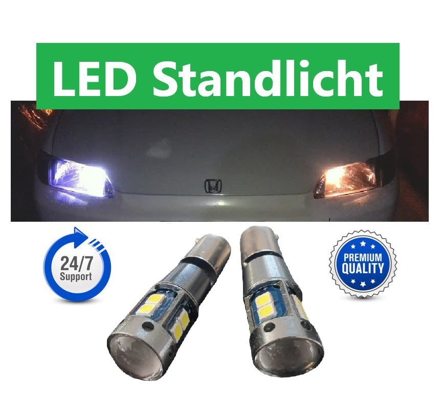 LED Standbeleuchtung 2x H6W 10SMD CANBUS Xenon Weiß Auto Parklicht