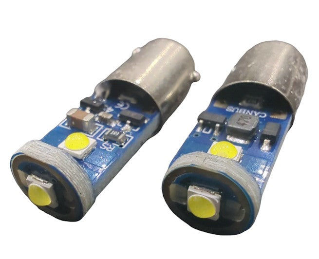 LED Standbeleuchtung 2 Stück H6W 3SMD CANBUS Xenon Weiß Auto Parklicht