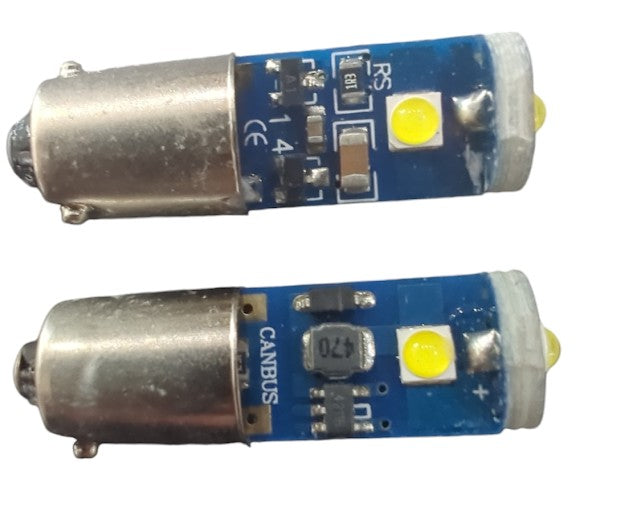 LED Standbeleuchtung 2 Stück H6W 3SMD CANBUS Xenon Weiß Auto Parklicht