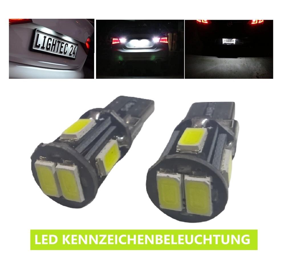 2x 6SMD LED Kennzeichenbeleuchtung 12vW5W T10 für MITSUBISHI CARISMA (DA_)