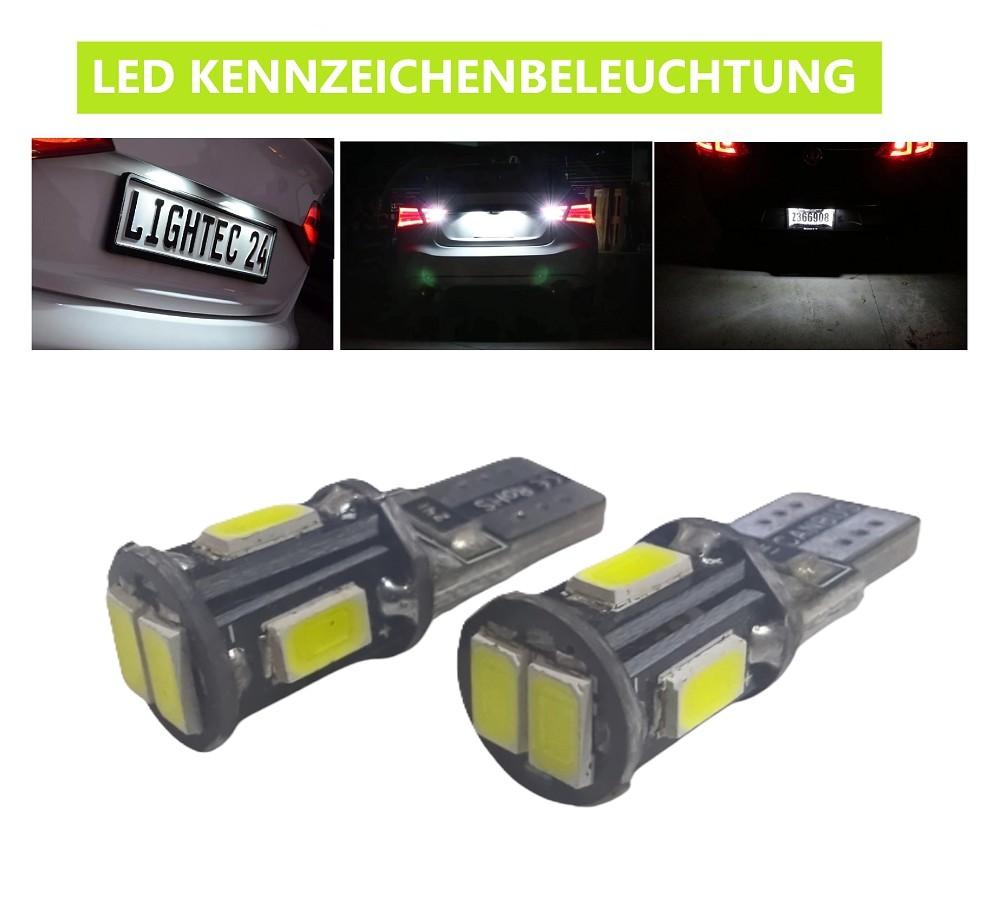 2x 6SMD LED Kennzeichenbeleuchtung 12vW5W T10 für MITSUBISHI CARISMA (DA_)