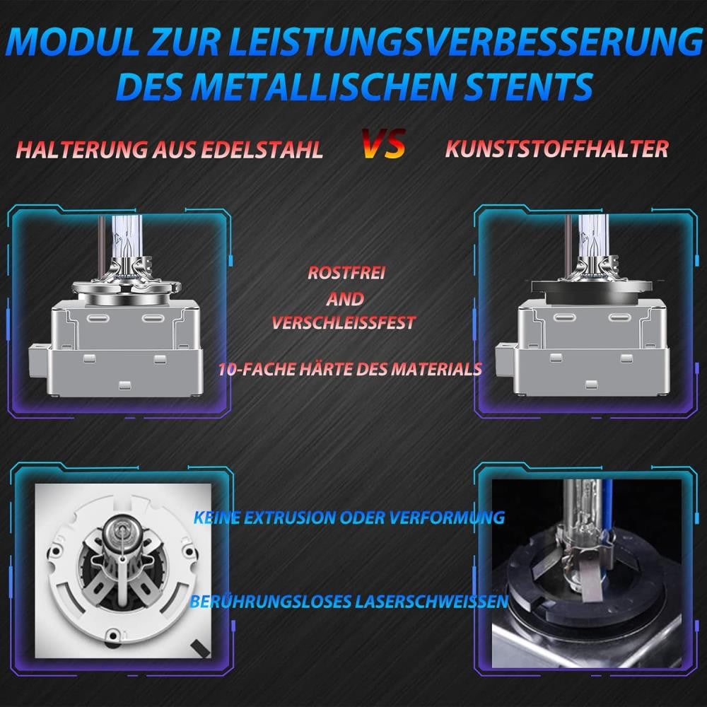 Set 2 Stück Xenon Brenner D1S 5000K 35W E-Prüfzeichen OPEL ZAFIRA TOURER C P12