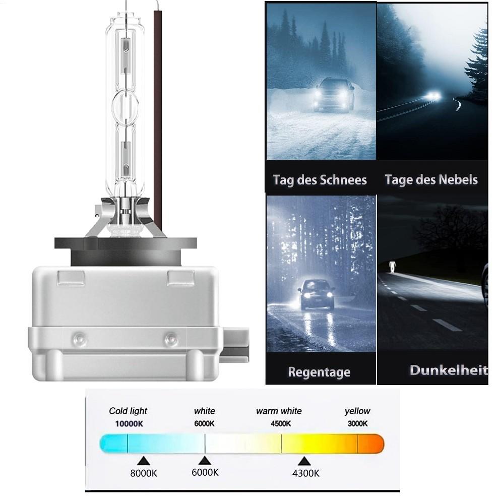 1x Xenon Brenner D1S 6000K 35W Lampe E-Prüfzeichen VW PASSAT B6 3C2