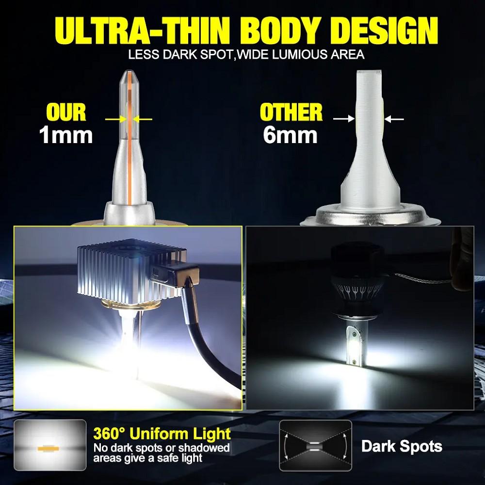 2x LED Xenon Burner D1S 6000K 35W Lampu E-Test Mark Audi A4 8ec, B7
