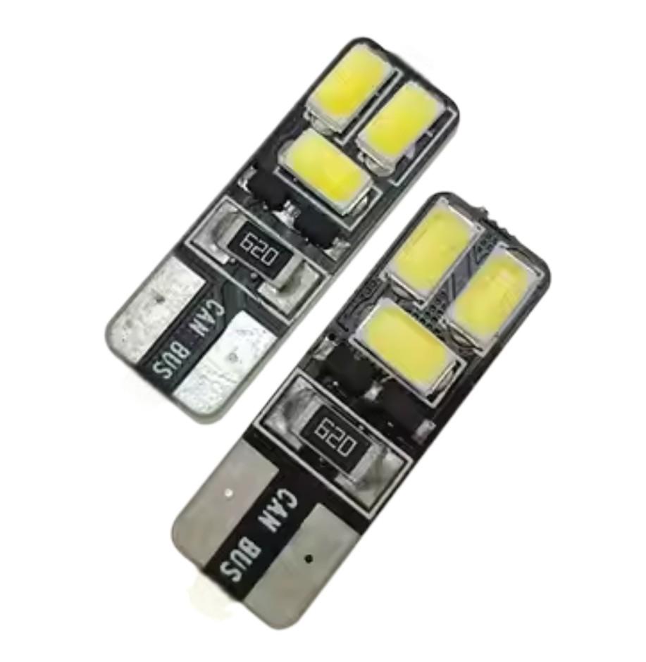 2x 6SMD LED nummerpladelys 12vW5W T10 til FORD C-MAX II (DXA/CB7, DXA/CEU)