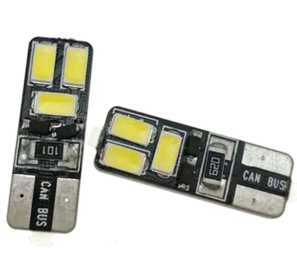 2x 6SMD LED nummerpladelys 12vW5W T10 til FORD C-MAX II (DXA/CB7, DXA/CEU)