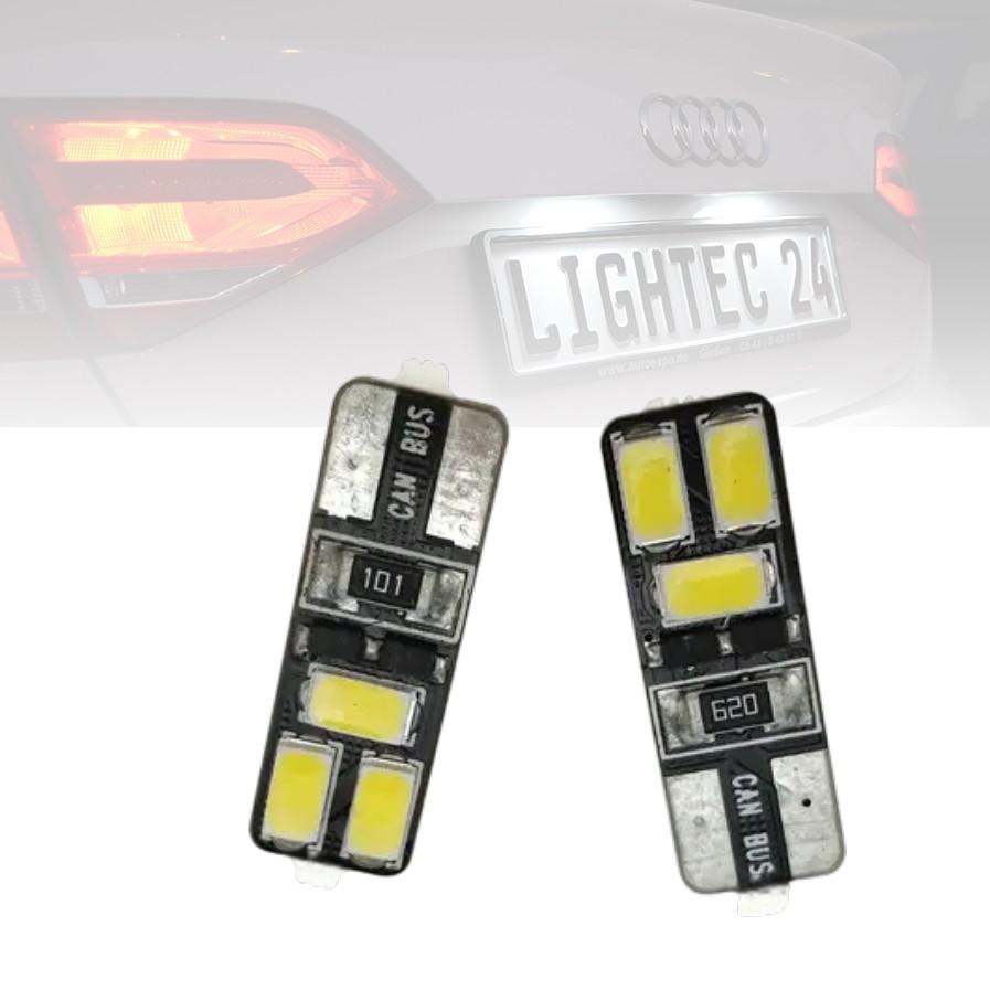 2x 6SMD LED nummerpladelys 12vW5W T10 til FORD C-MAX II (DXA/CB7, DXA/CEU)