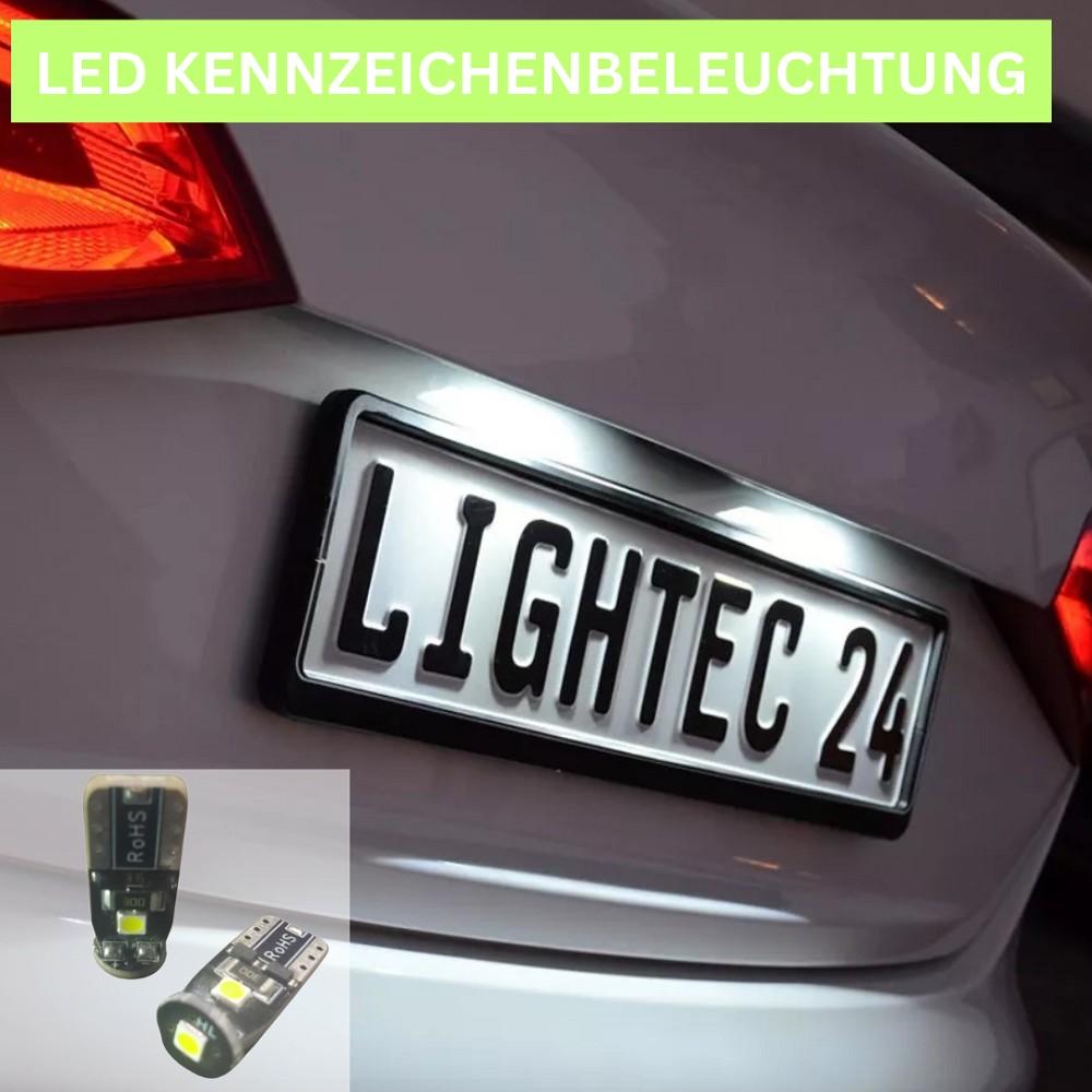 2x 3SMD LED נורות לוחית רישוי 12vW5W T10 עבור MAZDA 6 Saloon (GH)