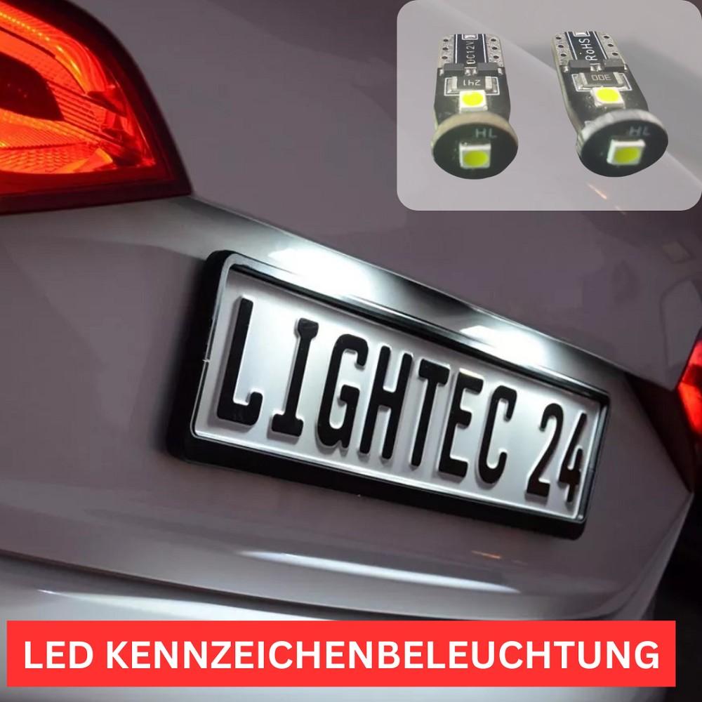 2x 3SMD LED נורות לוחית רישוי 12vW5W T10 עבור MAZDA 6 Saloon (GH)