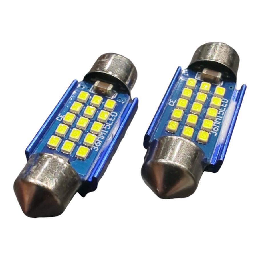 2x 15SMD LED Kennzeichenbeleuchtung 36mm VW MULTIVAN T5 7HM