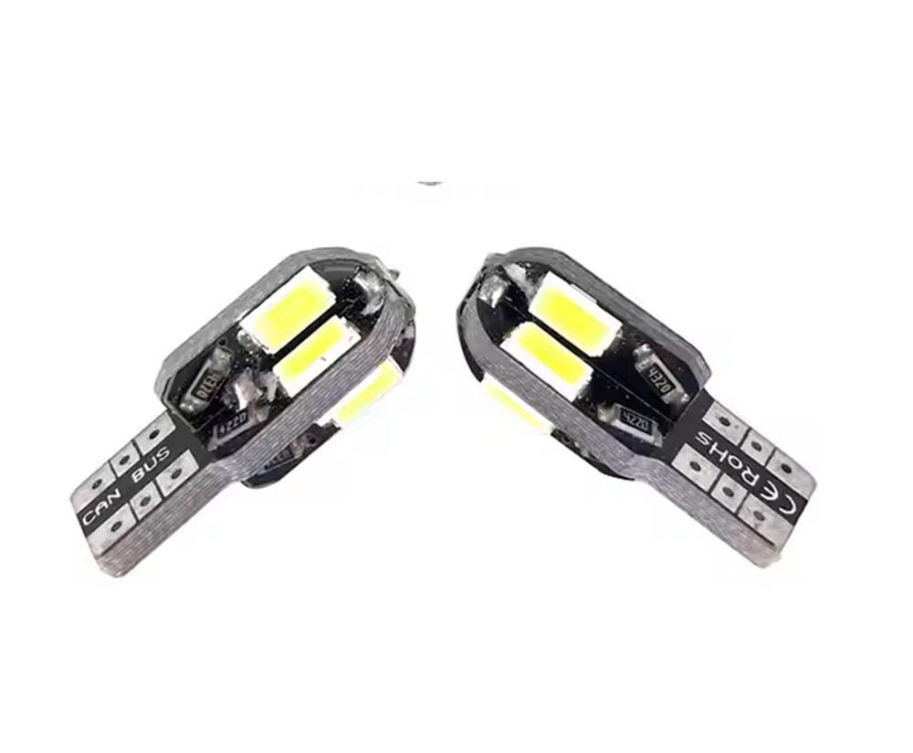 2x 8SMD LED luces de matrícula 12vW5W T10 para TOYOTA PASEO Cabrio (_L5_)