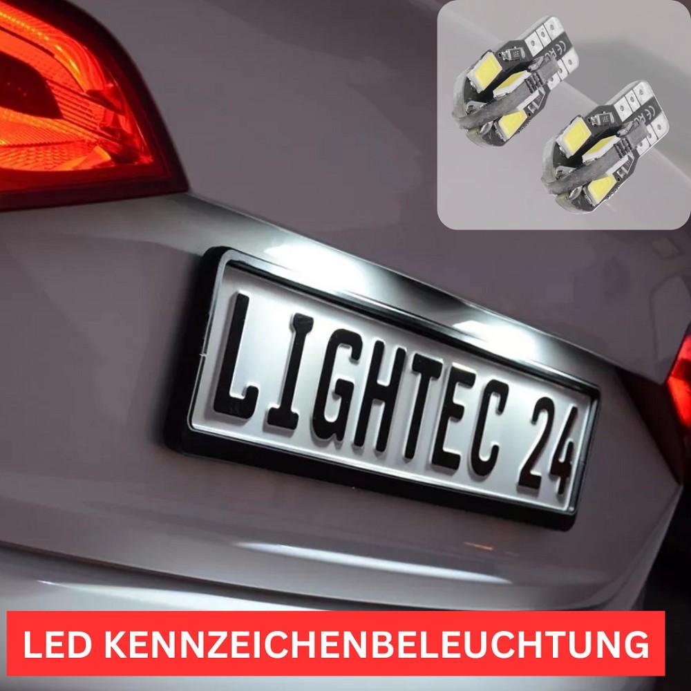2x 8SMD LED luces de matrícula 12vW5W T10 para TOYOTA PASEO Cabrio (_L5_)