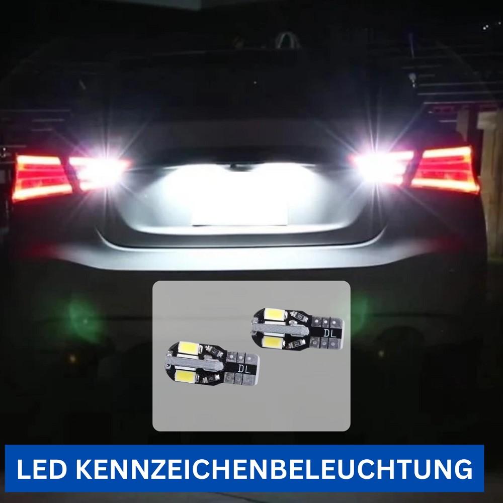 2x 8SMD LED luces de matrícula 12vW5W T10 para TOYOTA PASEO Cabrio (_L5_)