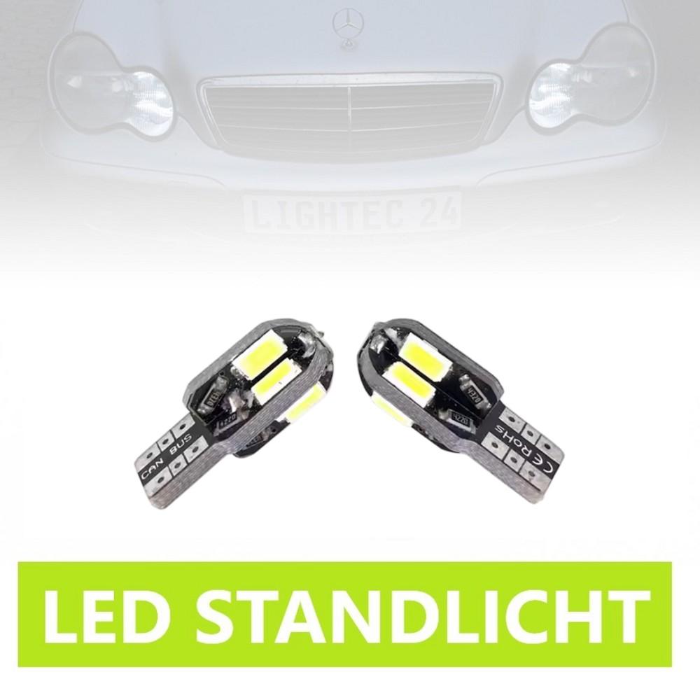 2x 8SMD LED Standlicht Parkleuchte 12vW5W CANBUS XENON für BMW 5 Touring E34
