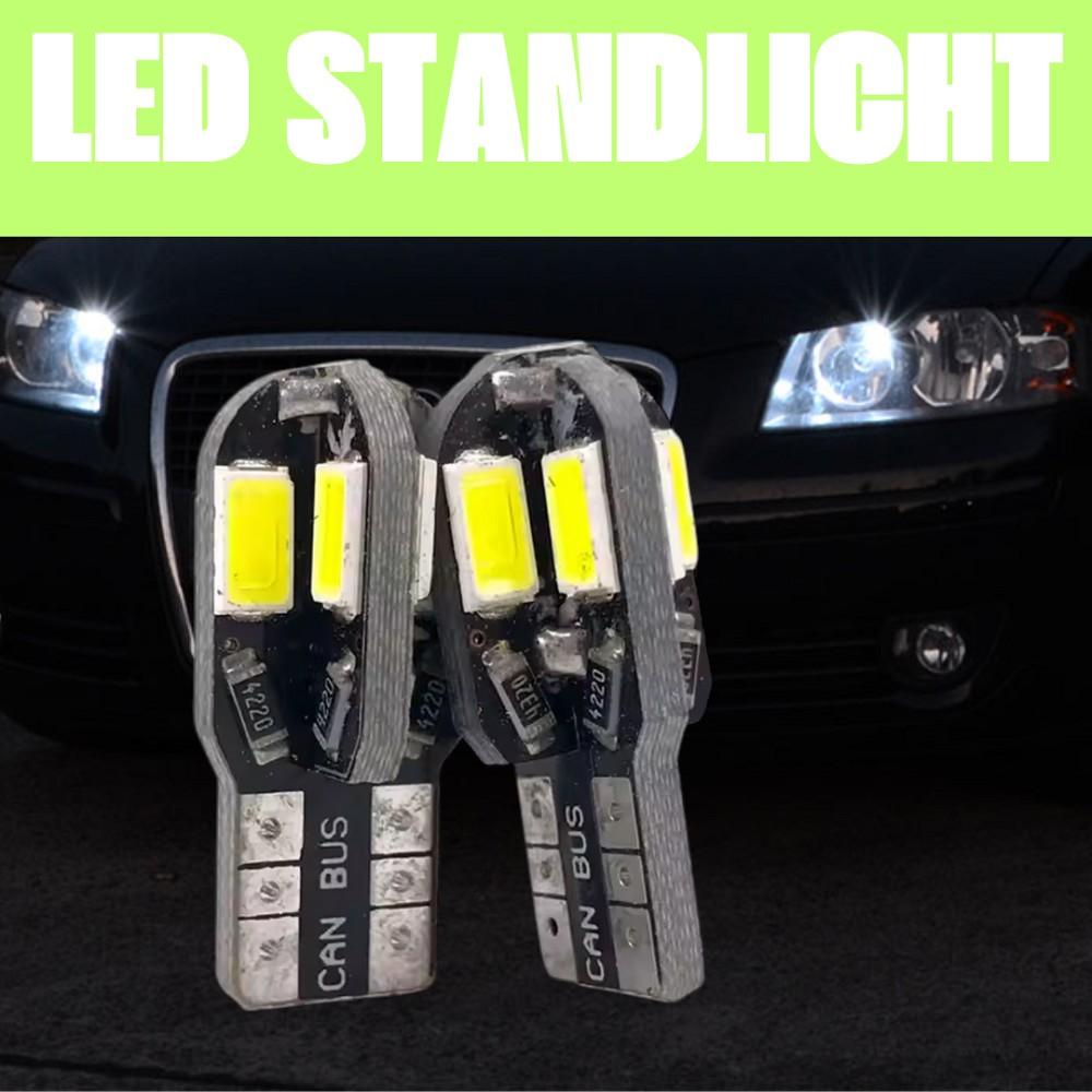 2x 8SMD LED Standlicht Parkleuchte 12vW5W CANBUS XENON für BMW 5 Touring E34