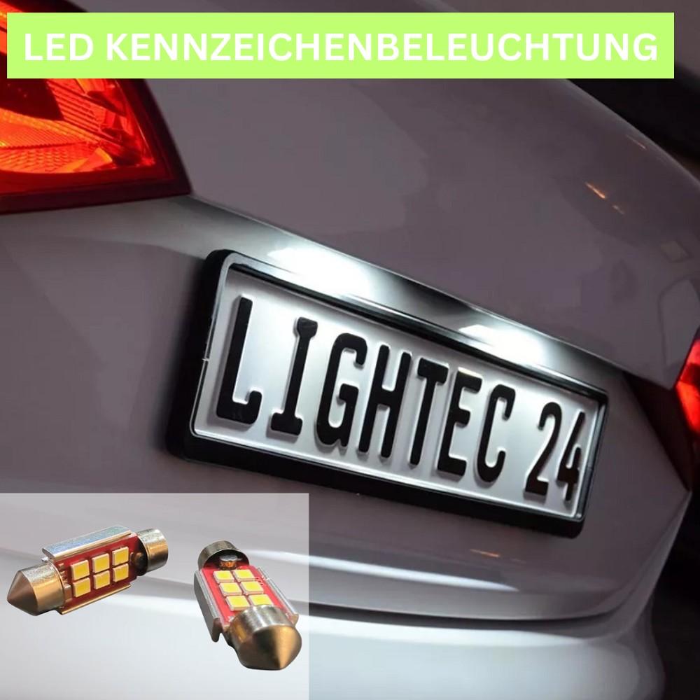 2x 6SMD LED Kennzeichenbeleuchtung 12V Soffitte 36mm für VW GOLF V Variant 1K5