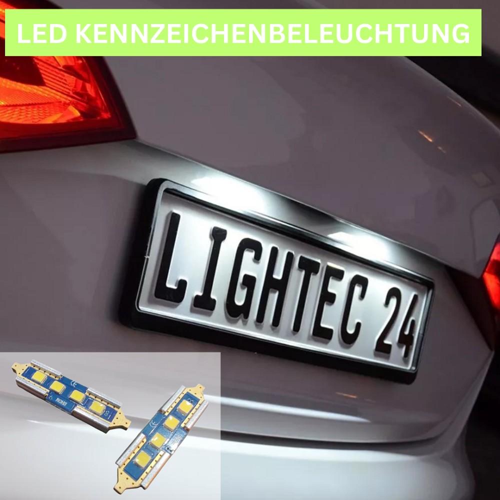 2x 4SMD LED Kennzeichenbeleuchtung 12V Soffitte 36mm für BMW 5 Touring E39