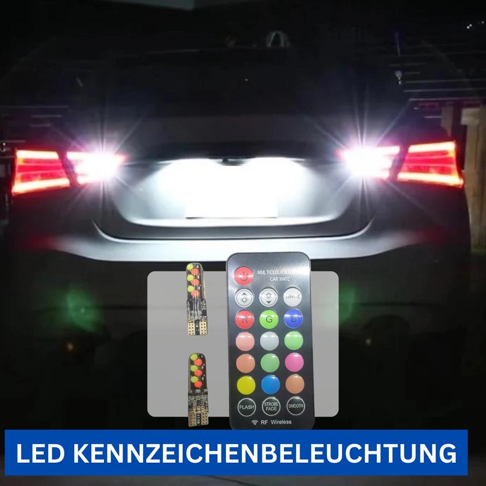 2xRGB LED kentekenplaatverlichting 12vW5W RENAULT SCÉNIC I JA0/1,FA0