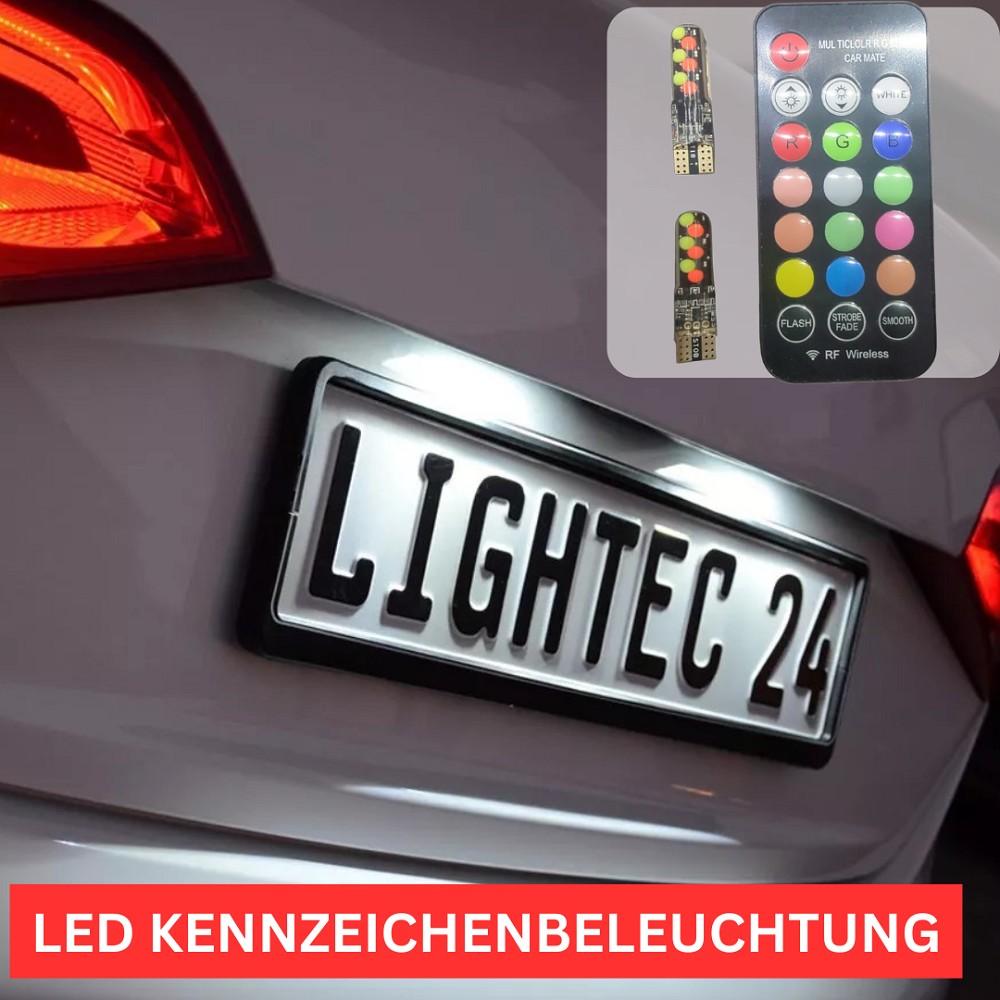 2xRGB LED kentekenplaatverlichting 12vW5W RENAULT SCÉNIC I JA0/1,FA0
