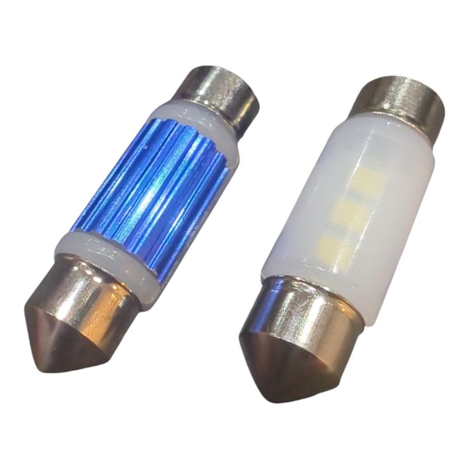 2x 3SMD LED Kennzeichenbeleuchtung 12V Soffitte 36mm für SMART FORTWO Cabrio 451