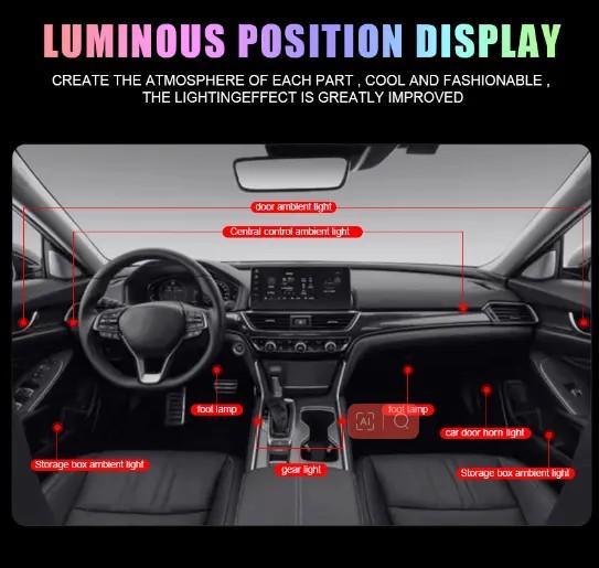 6-in-1 LED Ambiente Licht Set RGB mit App-Steuerung Audi