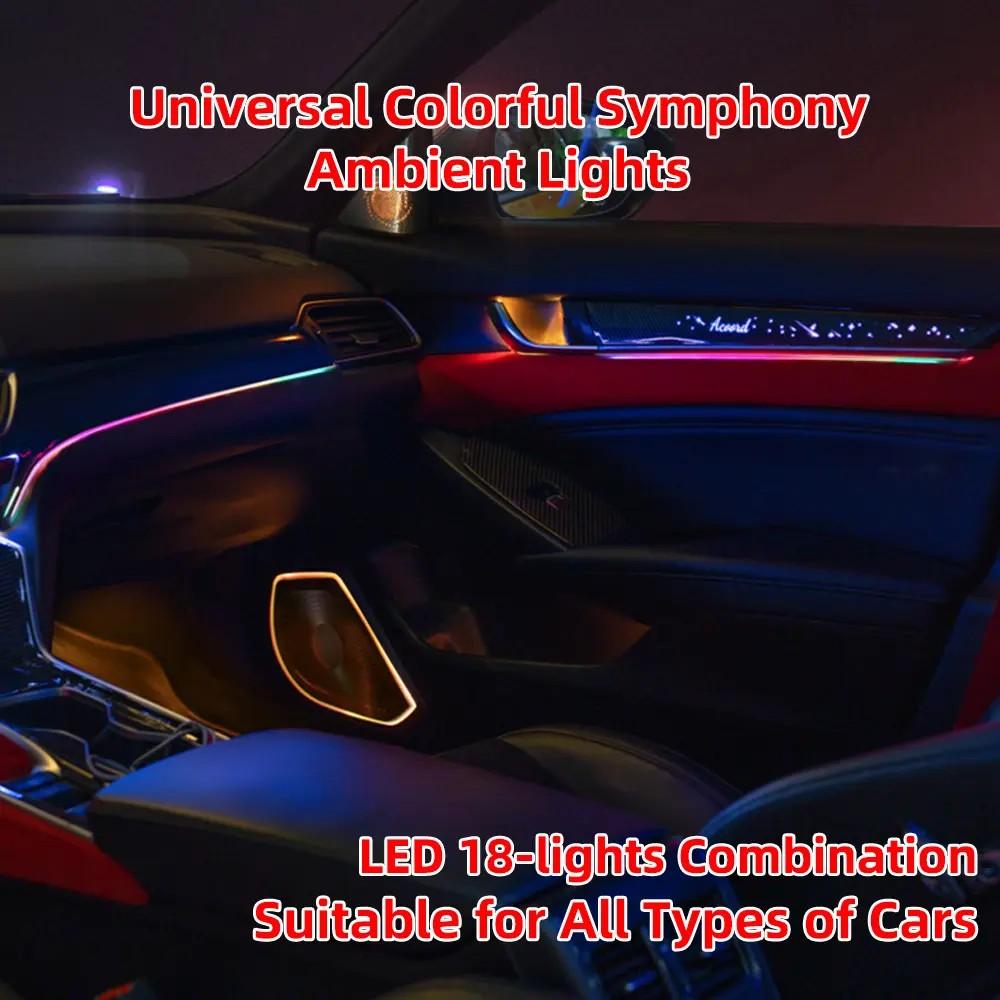 6-in-1 LED Ambiente Licht Set RGB mit App-Steuerung Audi