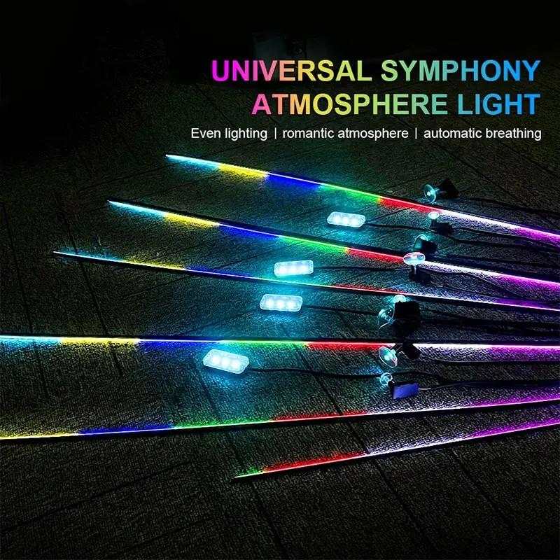6-in-1 LED Ambiente Licht Set RGB mit App-Steuerung Audi