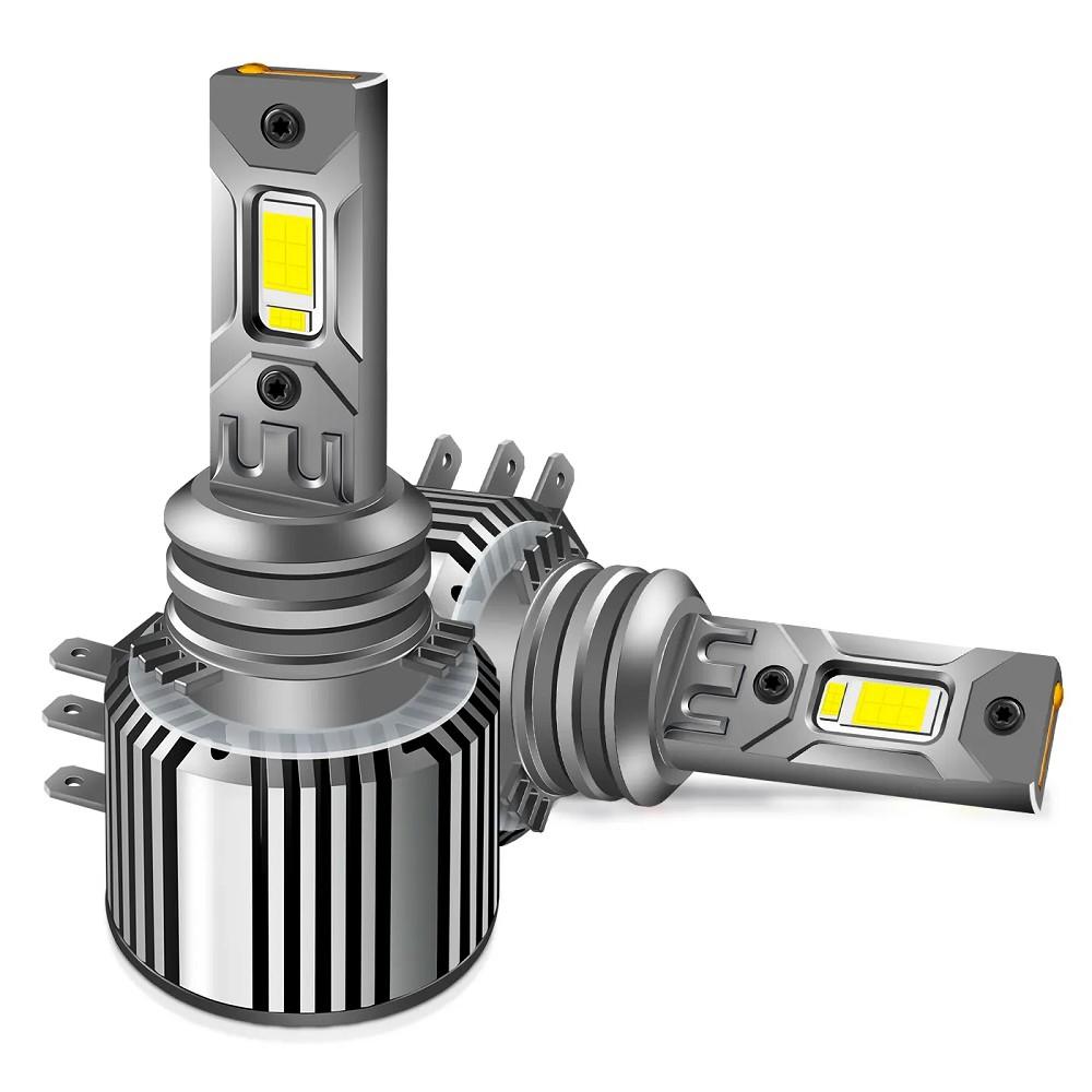 2x H15 LED Tagfahrlicht Set 90W Canbus 6000K Weiß Plug & Play für modernes Tageslicht